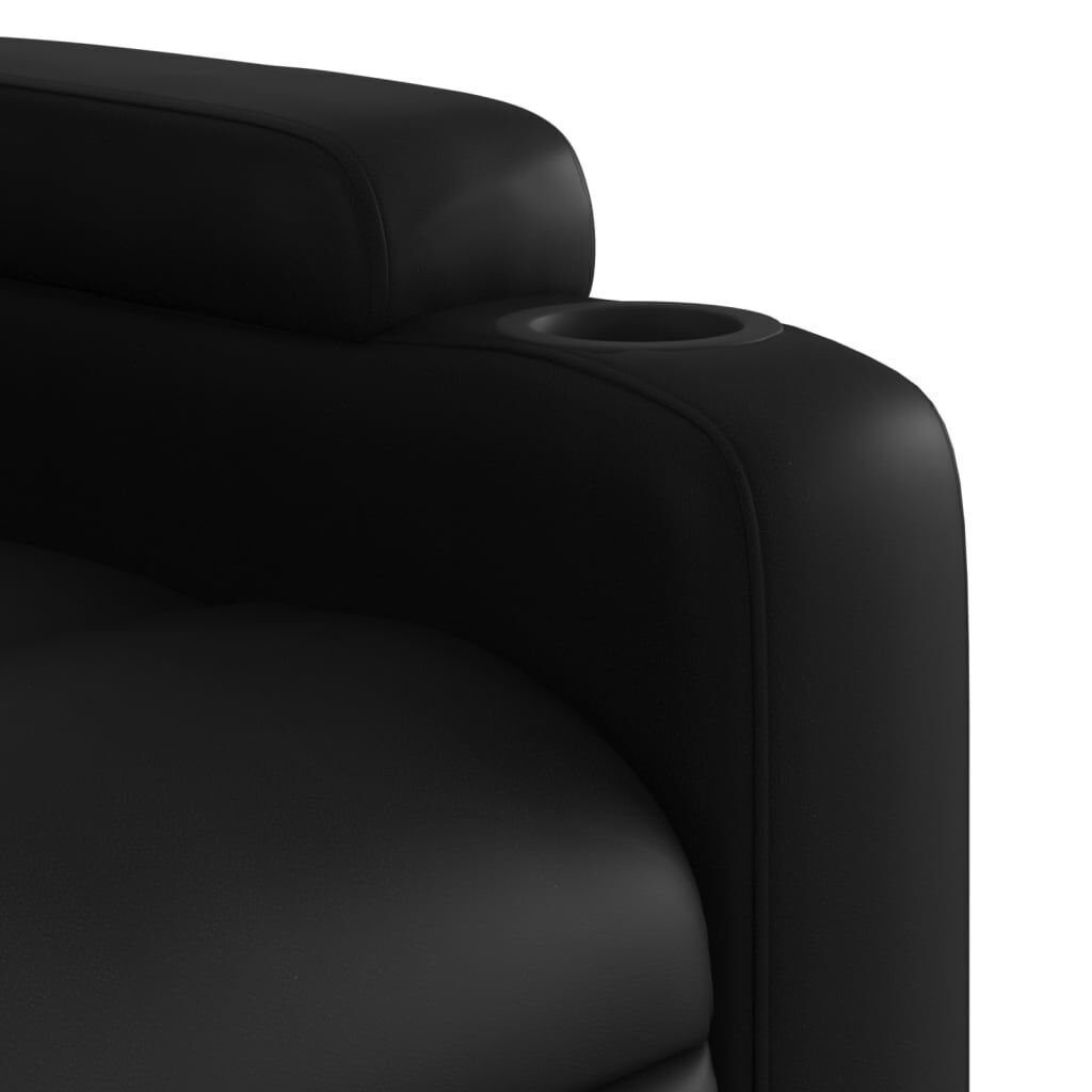 Recliner Chair Black Faux Leather Price