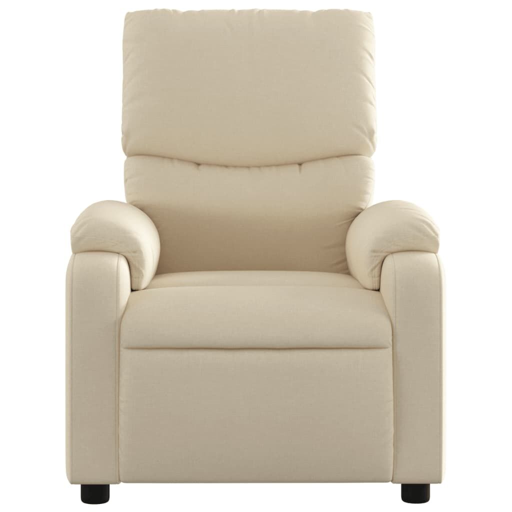 Massage Recliner Chair Cream Fabric Price