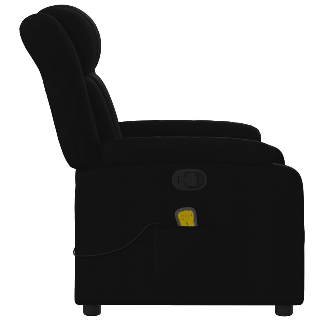 Massage Recliner Chair Black Fabric Price