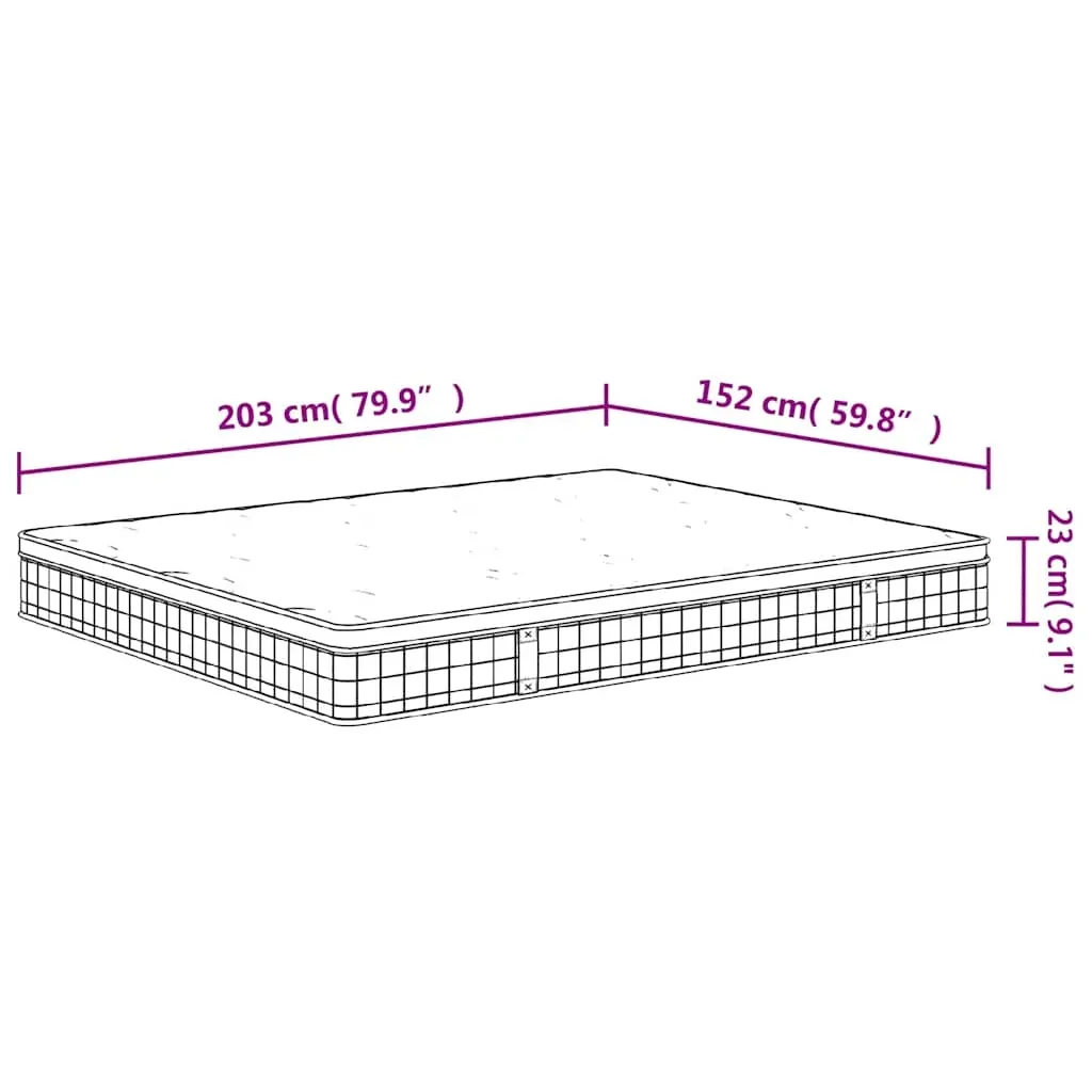 Bonnell Spring Mattress Medium 152x203 cm Queen Size Price