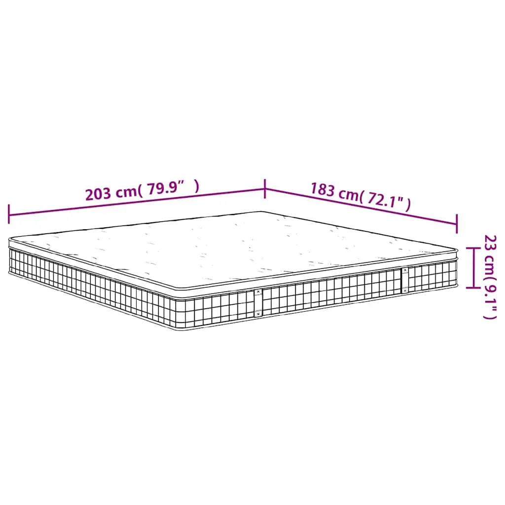 Bonnell Spring Mattress Medium 183x203 cm Price