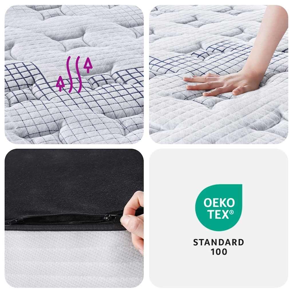 Pocket Spring Mattress Medium 152x203 cm Queen Size Price