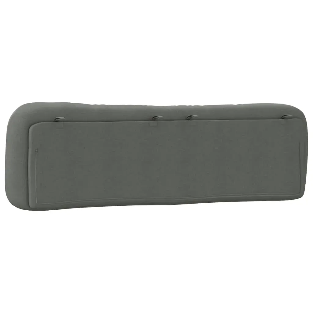 Headboard Cushion "Hvar" Dark Grey 180 cm Fabric Price