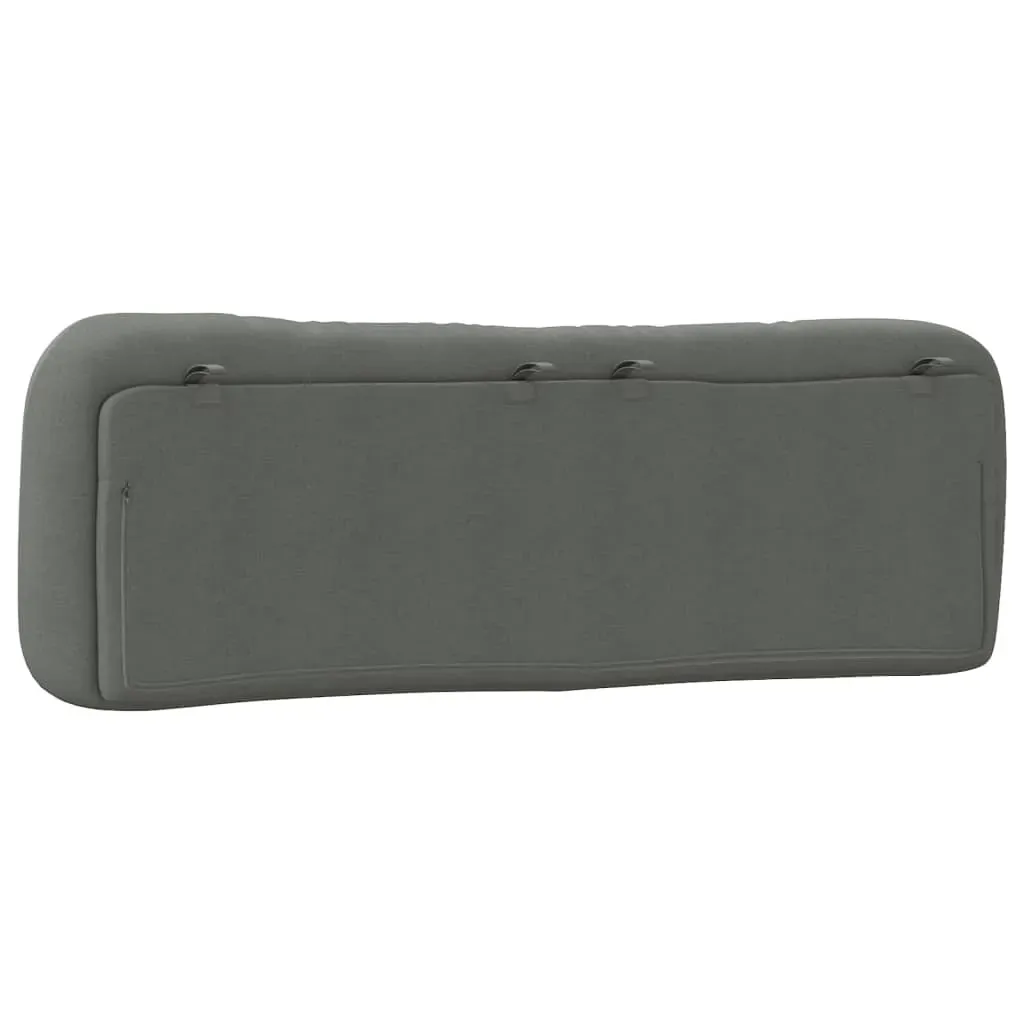 Headboard Cushion "Hvar" Dark Grey 153 cm Fabric Price