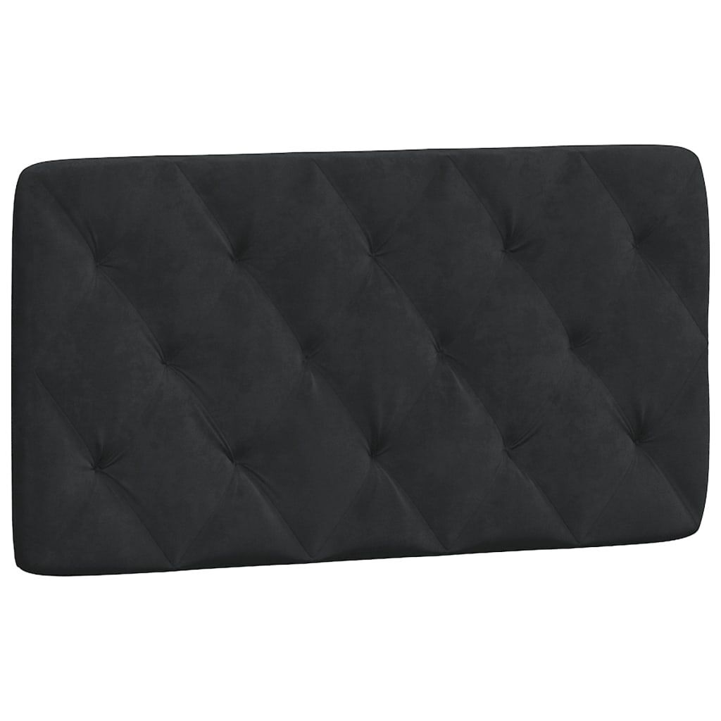 Bed Frame without Mattress Black 107x203 cm King Single Velvet Price