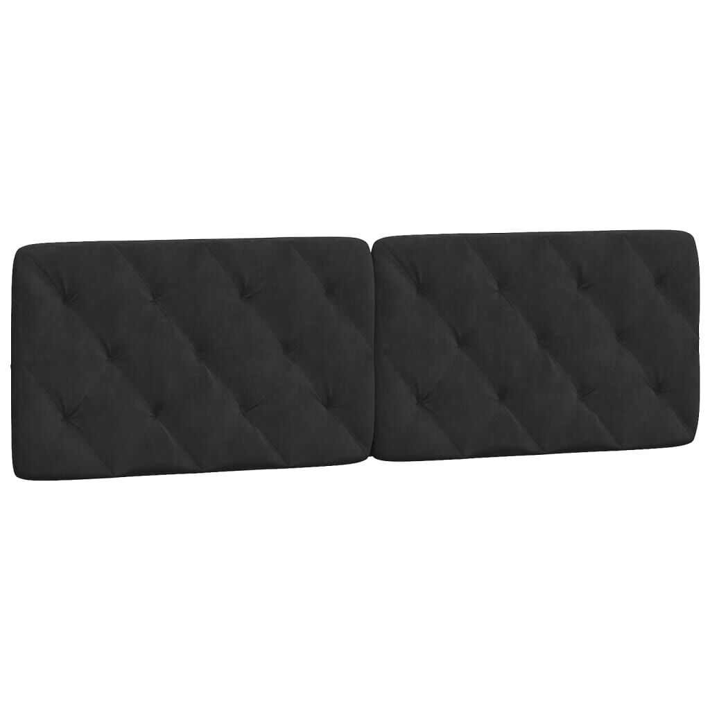 Bed Frame without Mattress Black 152x203 cm Queen Velvet Price