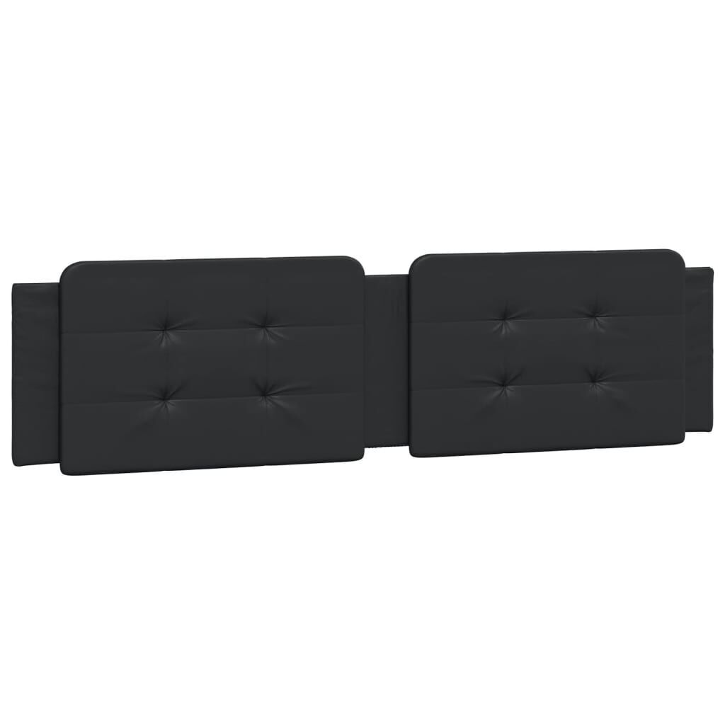 Bed Frame without Mattress Black 152x203 cm Queen Faux Leather Price