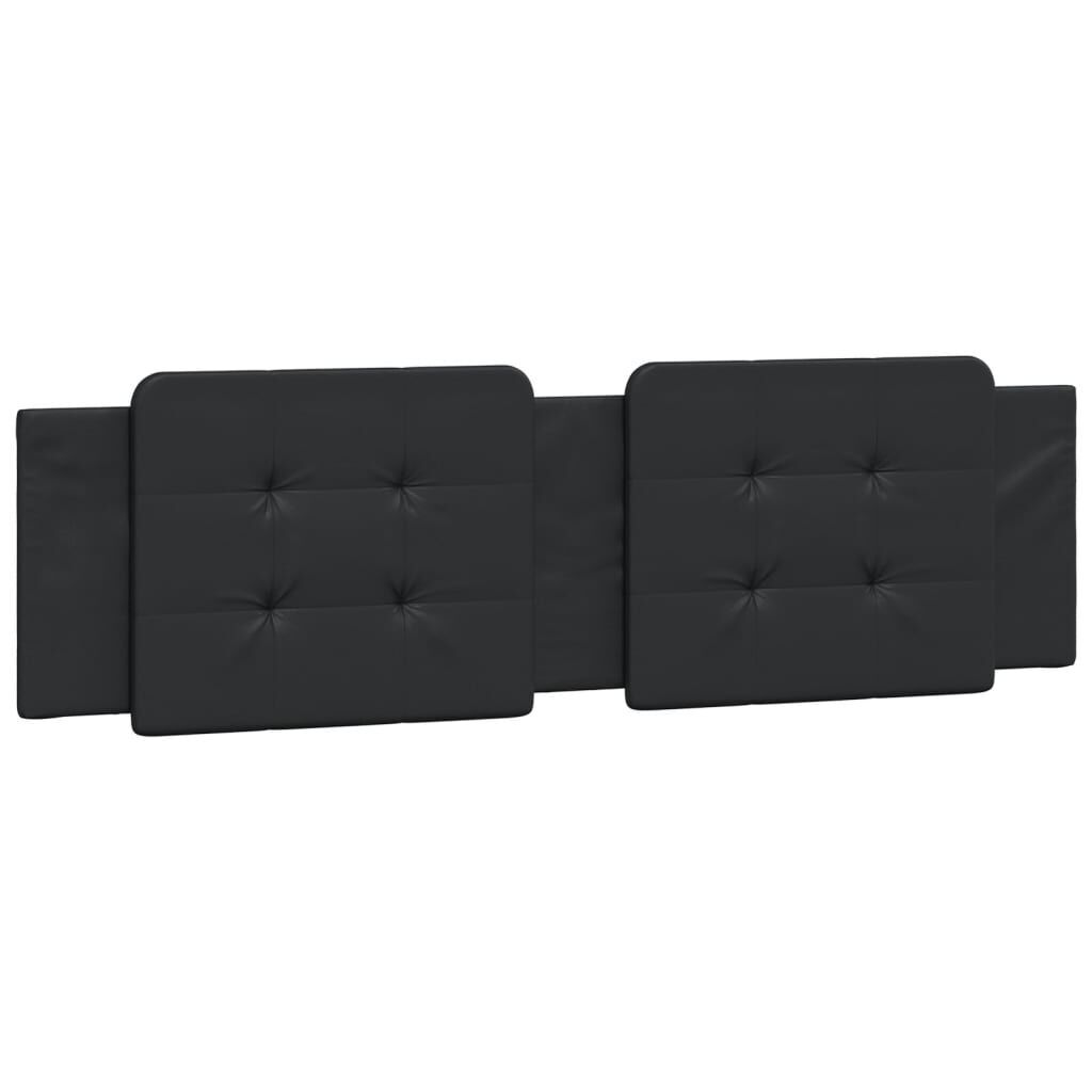 Bed Frame without Mattress Black 183x203 cm King Faux Leather Price