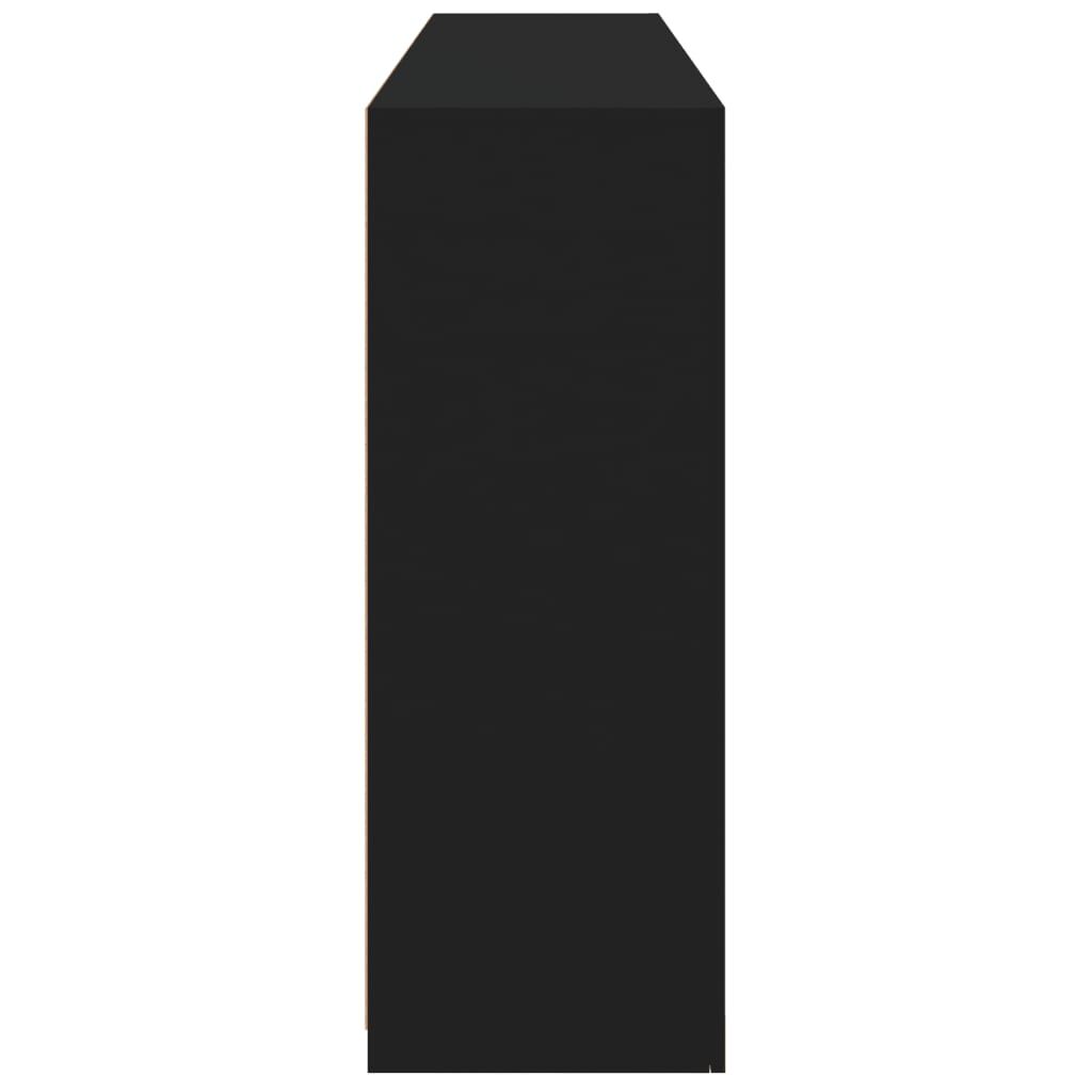 Sideboard with LED Lights Black 162x37x100 cm Price