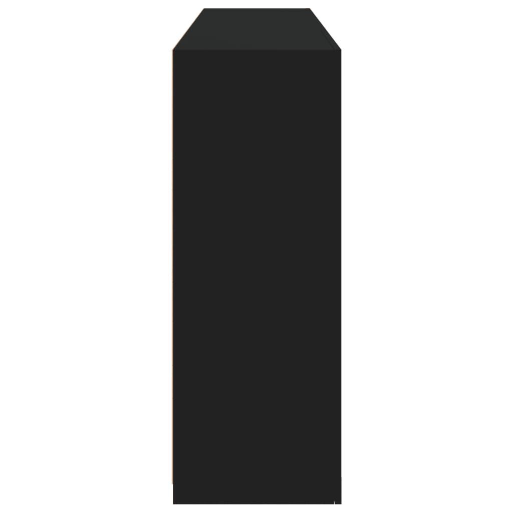 Sideboard with LED Lights Black 162x37x100 cm Price