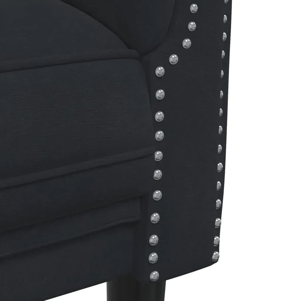 3 Piece Sofa Set Black Velvet Price