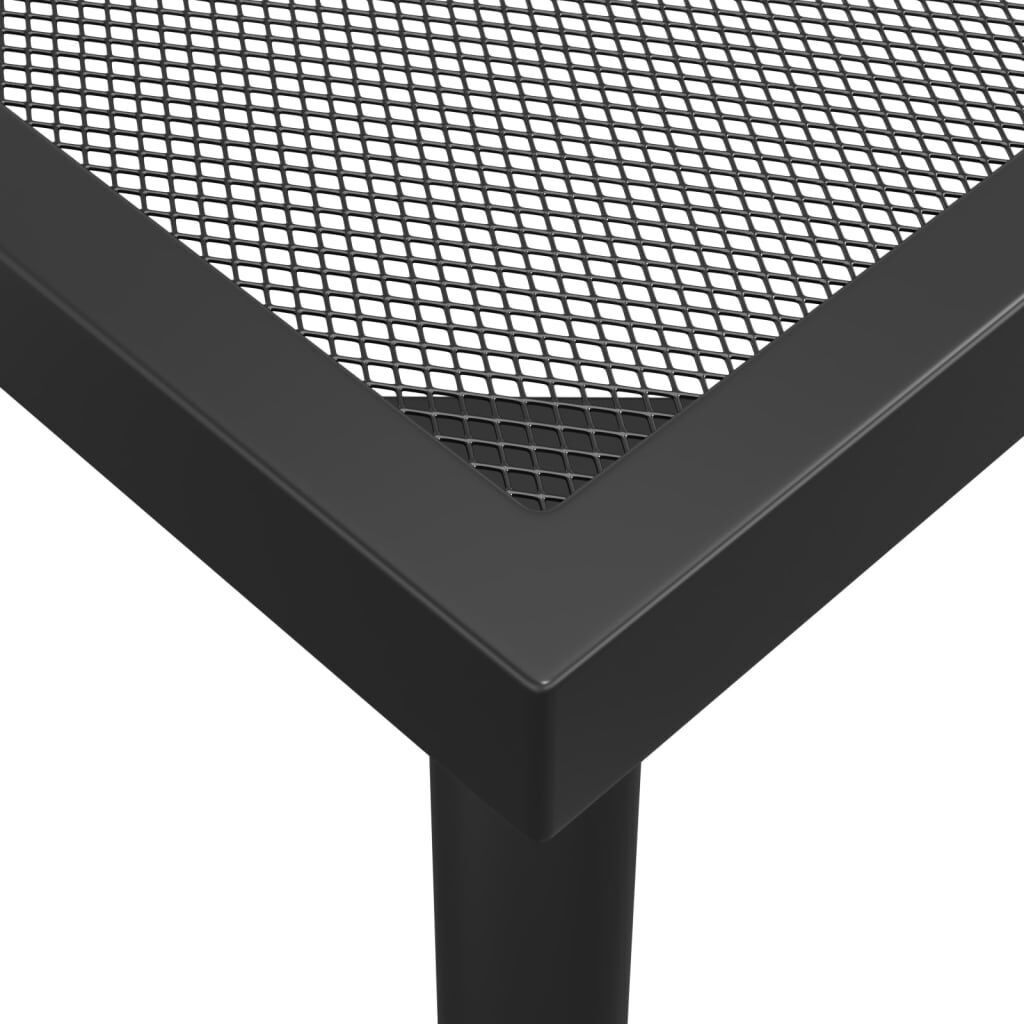 9 Piece Garden Dining Set Anthracite Metal Mesh Price