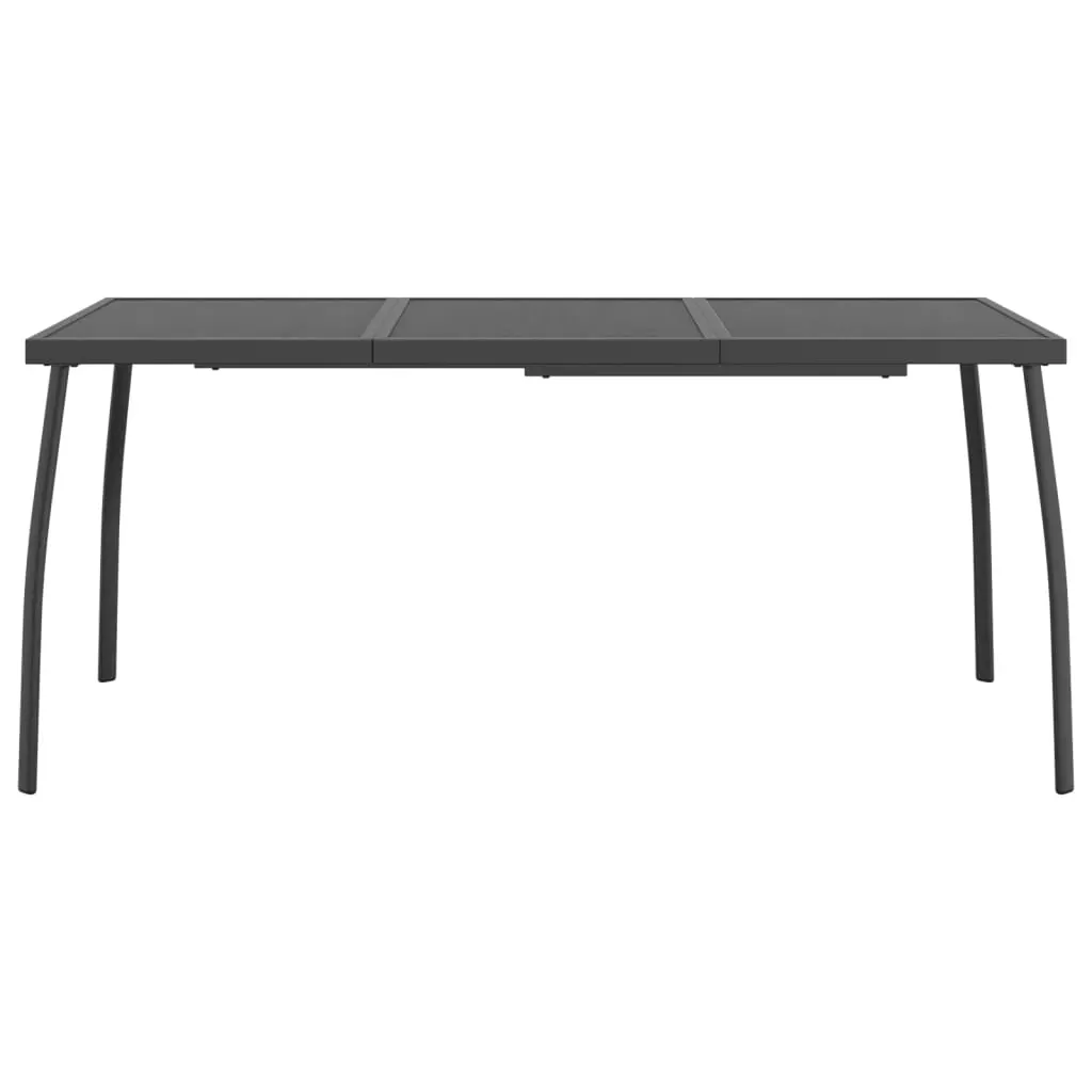9 Piece Garden Dining Set Anthracite Metal Mesh Price