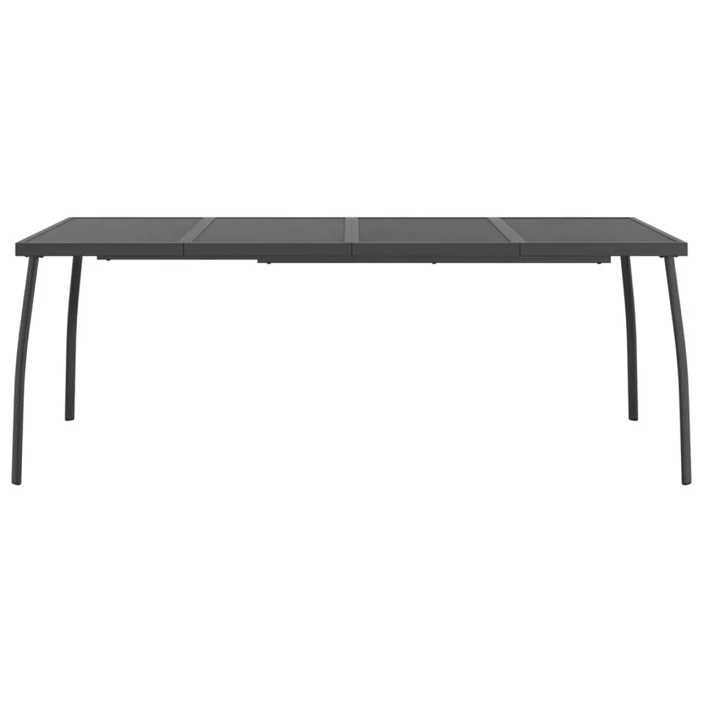 9 Piece Garden Dining Set Anthracite Metal Mesh Price