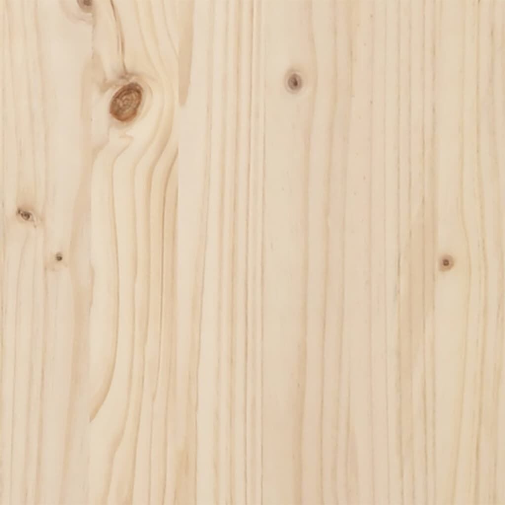 Bed Frame without Mattress 183x203 cm King Solid Wood Pine Price