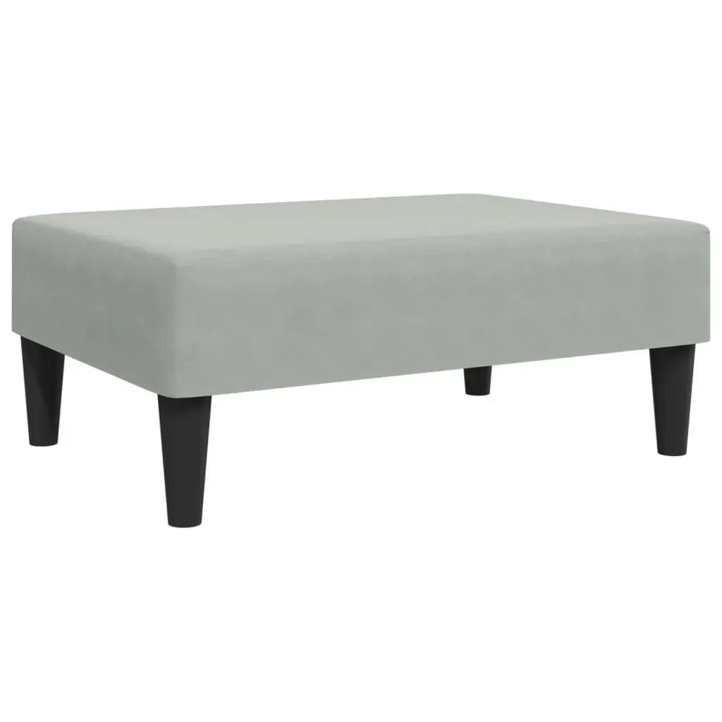 2 Piece Sofa Set with Pillows Light Grey Velvet Price