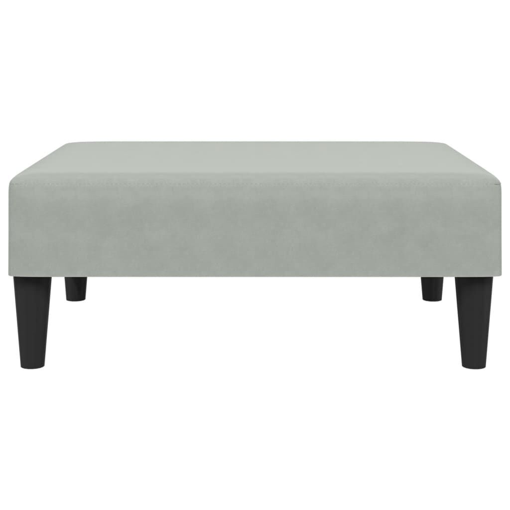 2 Piece Sofa Set Light Grey Velvet Price