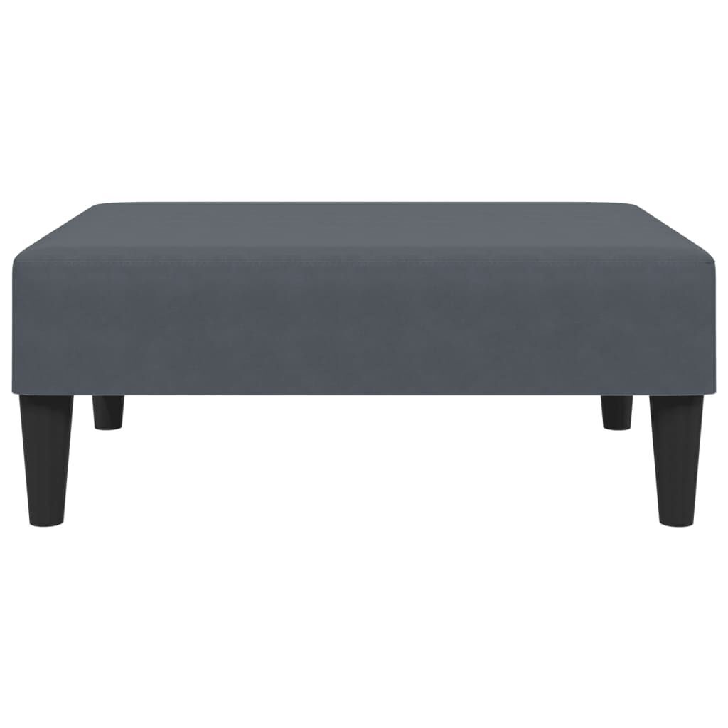 2 Piece Sofa Set Dark Grey Velvet Price