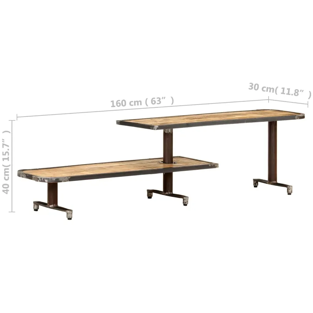 TV Cabinet 160x30x40 cm Solid Mango Wood Price