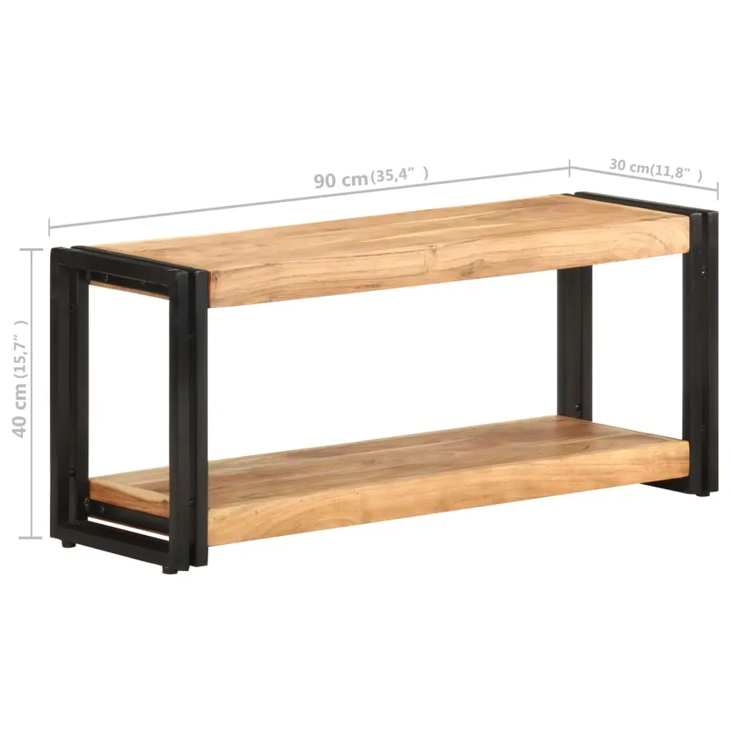 TV Cabinet 90x30x40 cm Solid Acacia Wood Price