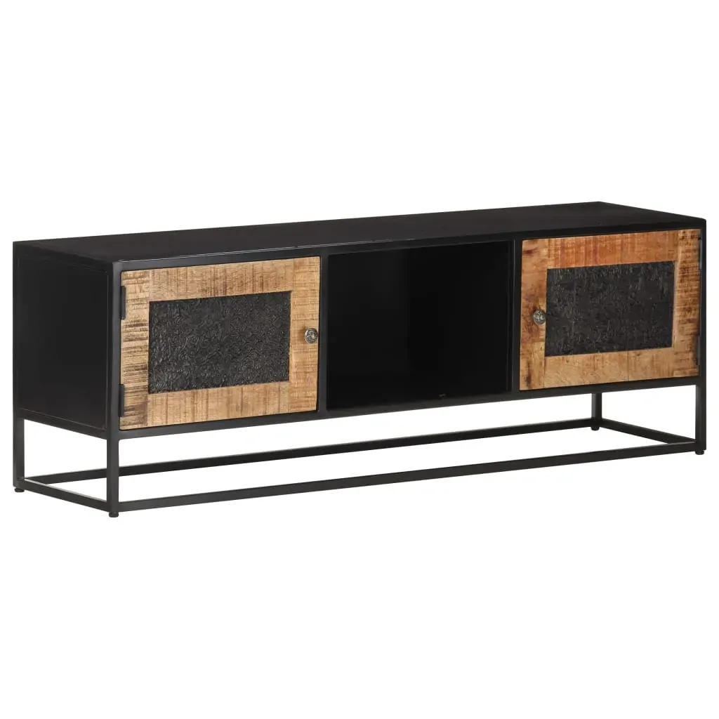 TV Cabinet 120x30x40 cm Rough Mango Wood Price