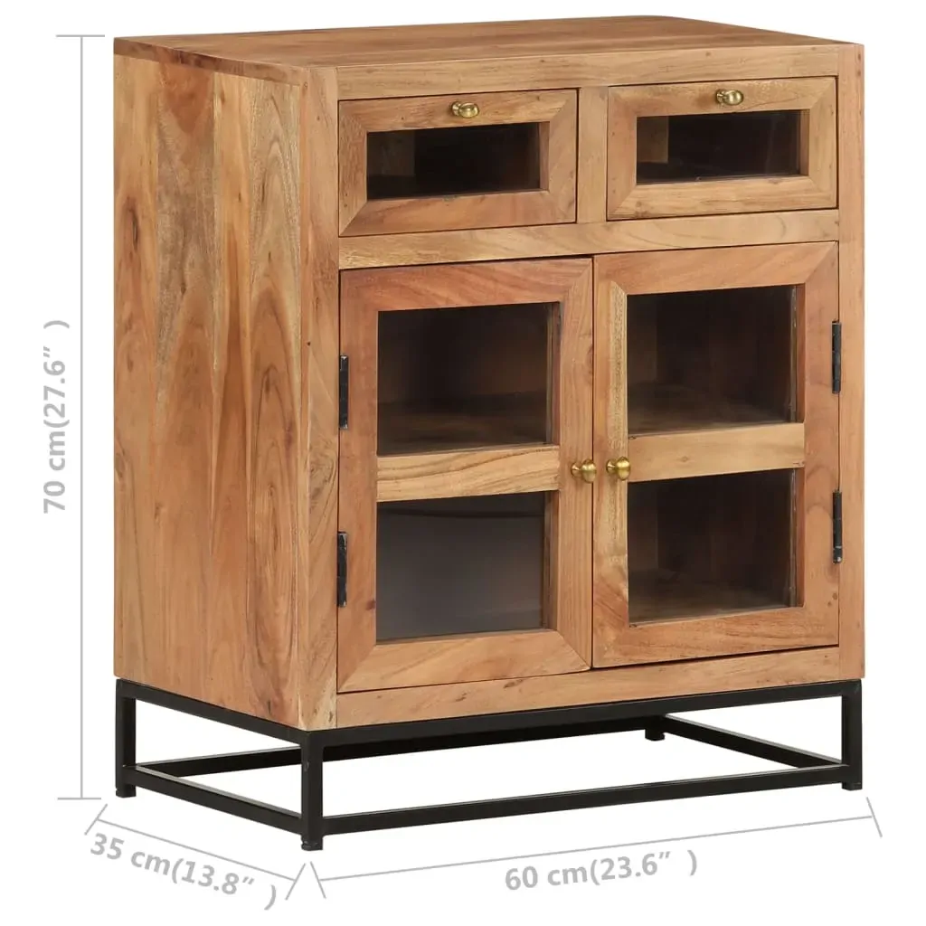 Sideboard 60x35x70 cm Solid Acacia Wood Price
