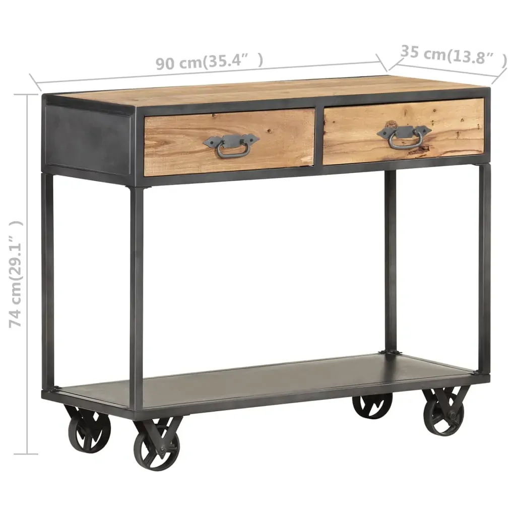 Console Table 90x35x74 cm Solid Reclaimed Wood Price