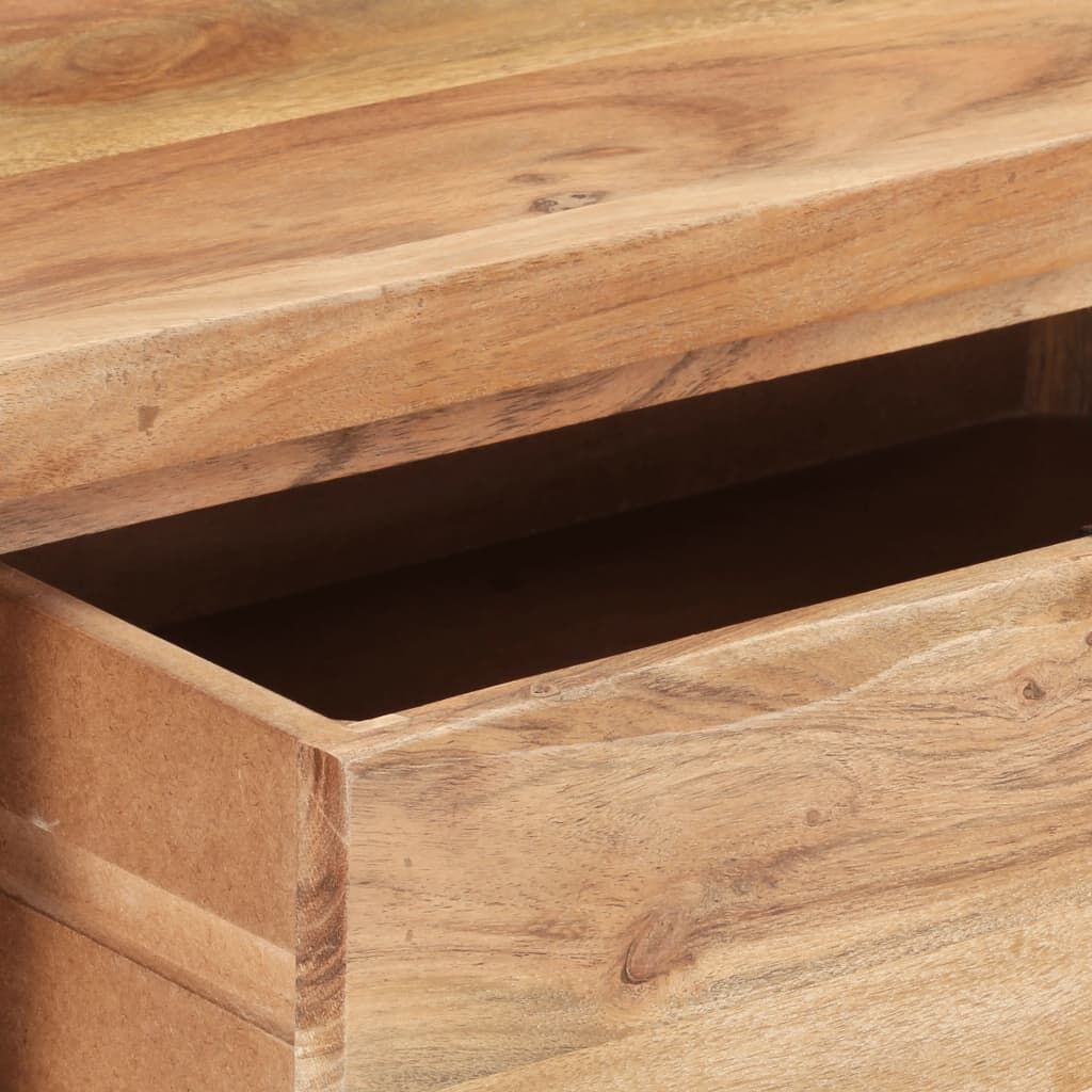 Console Table 100x35x76 cm Solid Acacia Wood with Live Edges Price