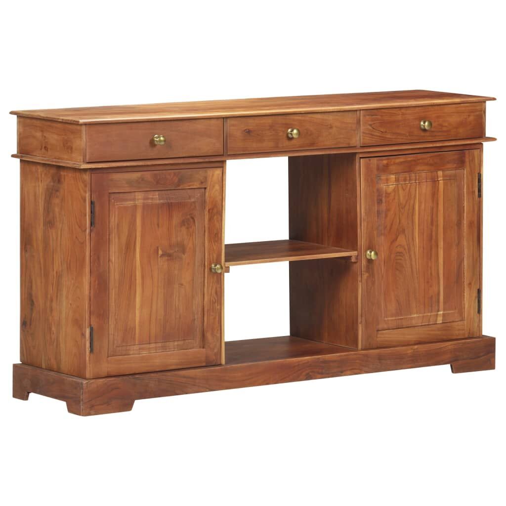 Sideboard 135x35x75 cm Solid Acacia Wood Price