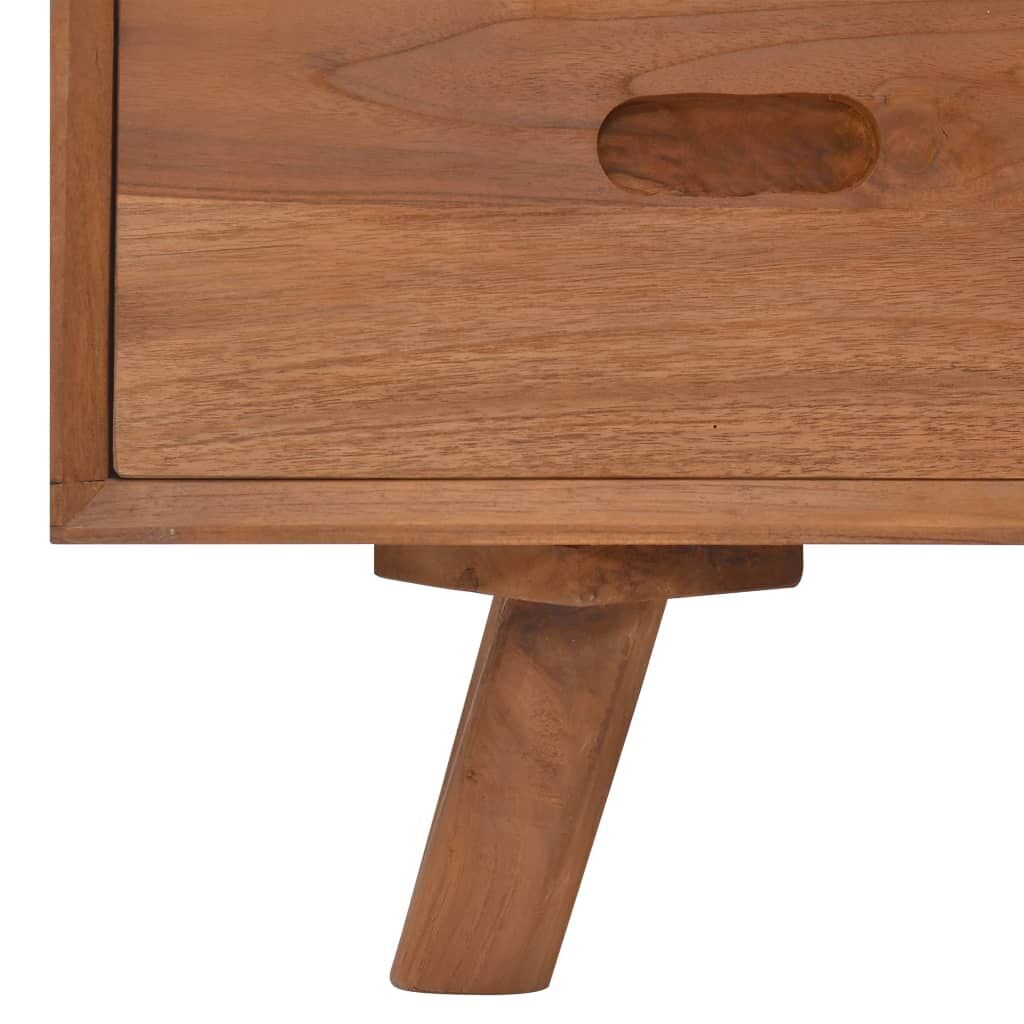 TV Cabinet 110x30x45 cm Solid Teak Wood Price