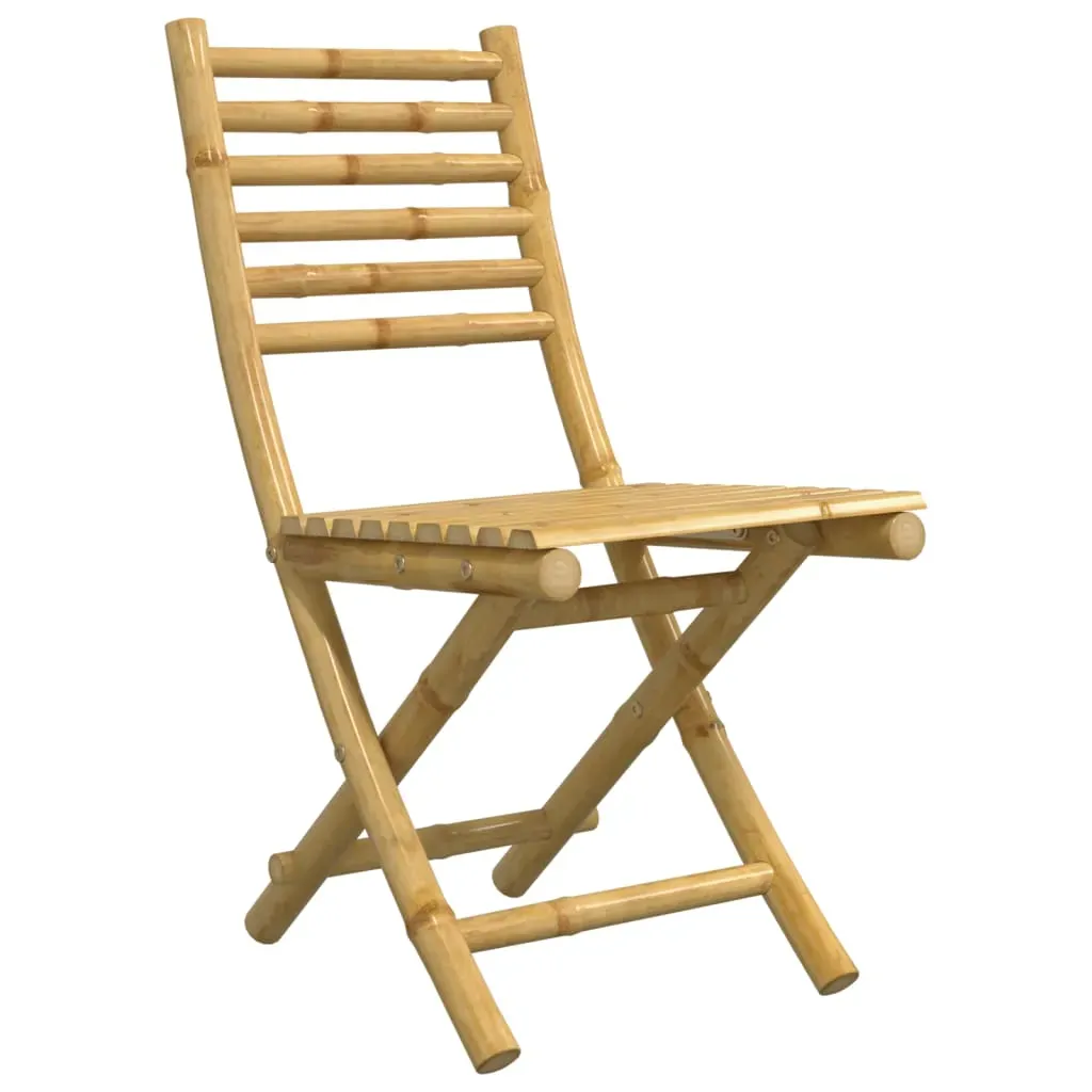 3 Piece Bistro Set Bamboo Price