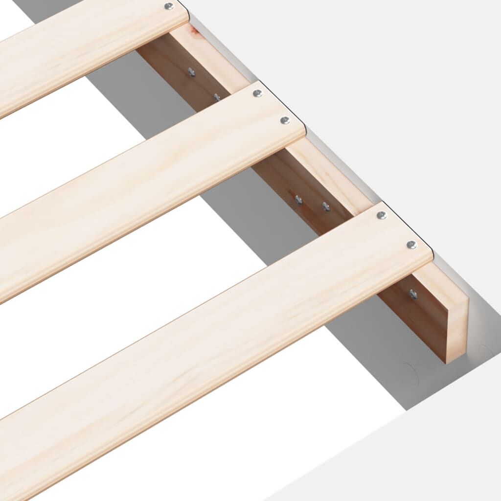 Bed Frame without Mattress White 135x190 cm Price