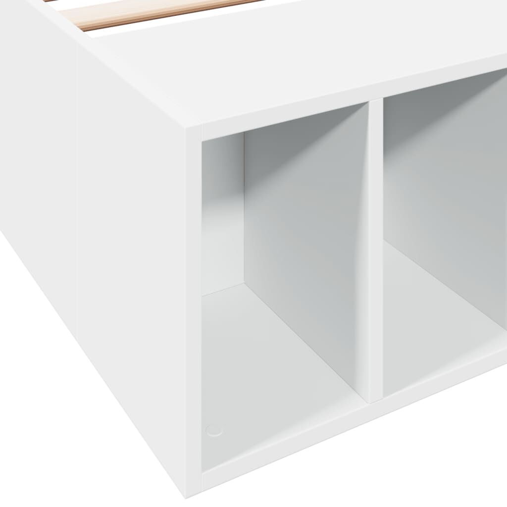 Bed Frame without Mattress White 90x190 cm Price
