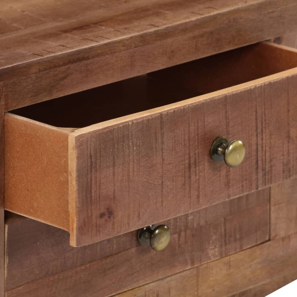 TV Cabinet 110x30x40 cm Rough Mango Wood Price
