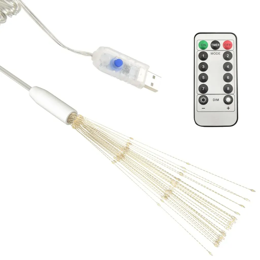 Outdoor Christmas Firecrack Light Warm White 20cm 140 LEDs Price