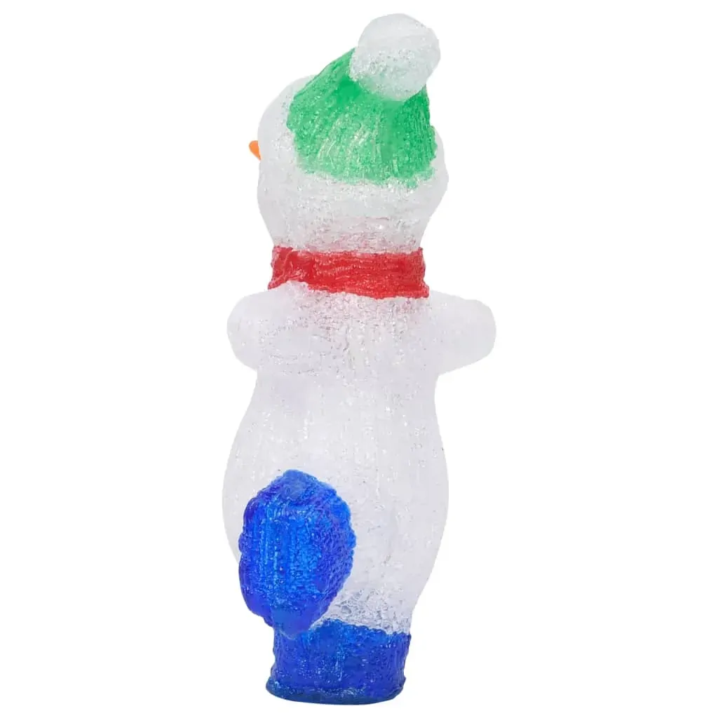 LED Christmas Acrylic Snowman Figure Indoor and Outdoor 30cm Price