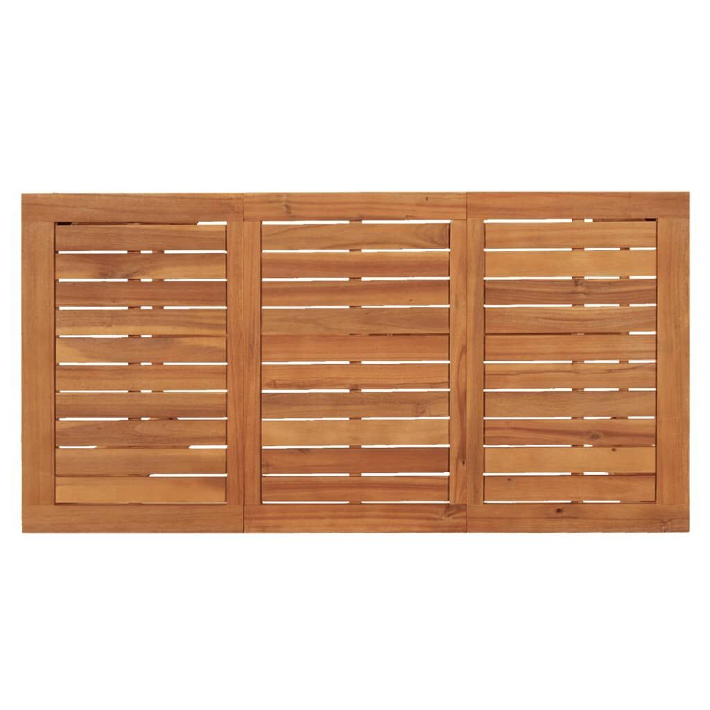 5 Piece Garden Bar Set Black Solid Wood Acacia and Poly Rattan Price