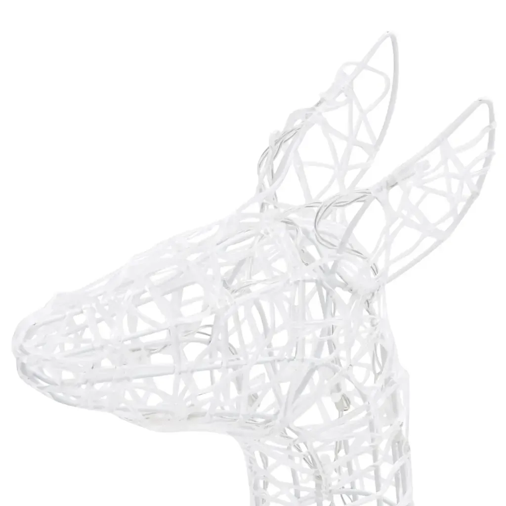 Acrylic Reindeer Family Christmas Decoration 160 LED Warm White Price