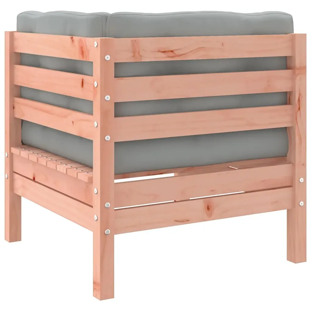 5 Piece Garden Sofa Set with Cushions Solid Wood Douglas Fir Price