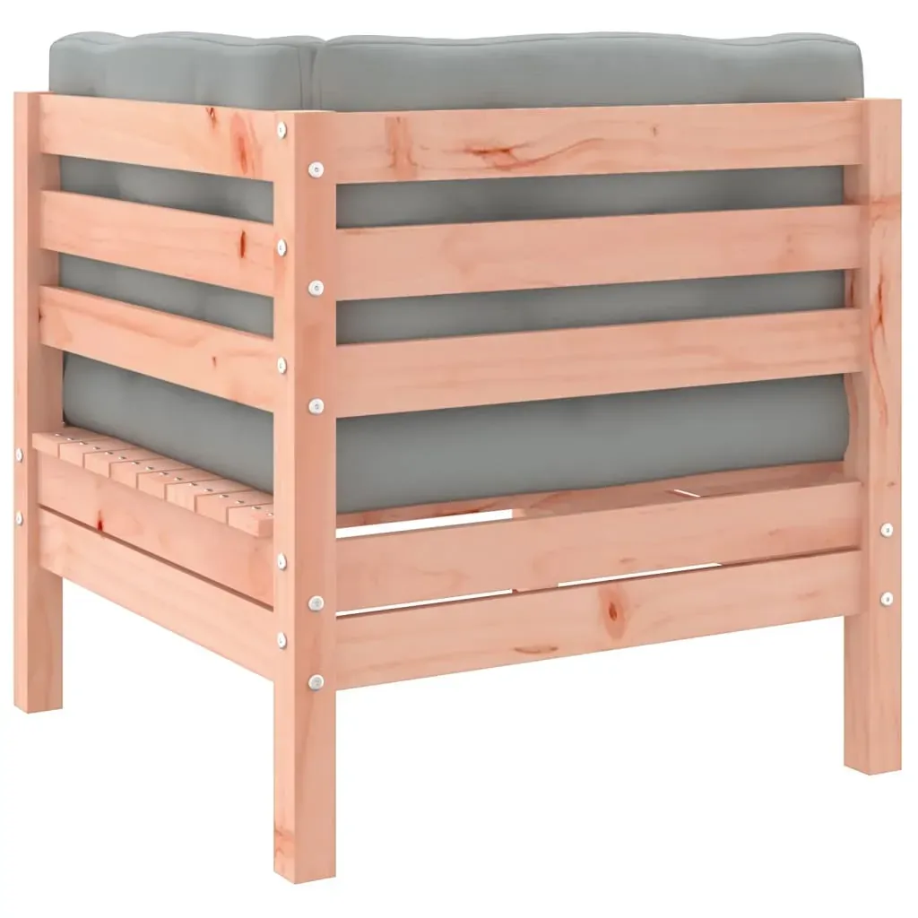 6 Piece Garden Sofa Set with Cushions Solid Wood Douglas Fir Price