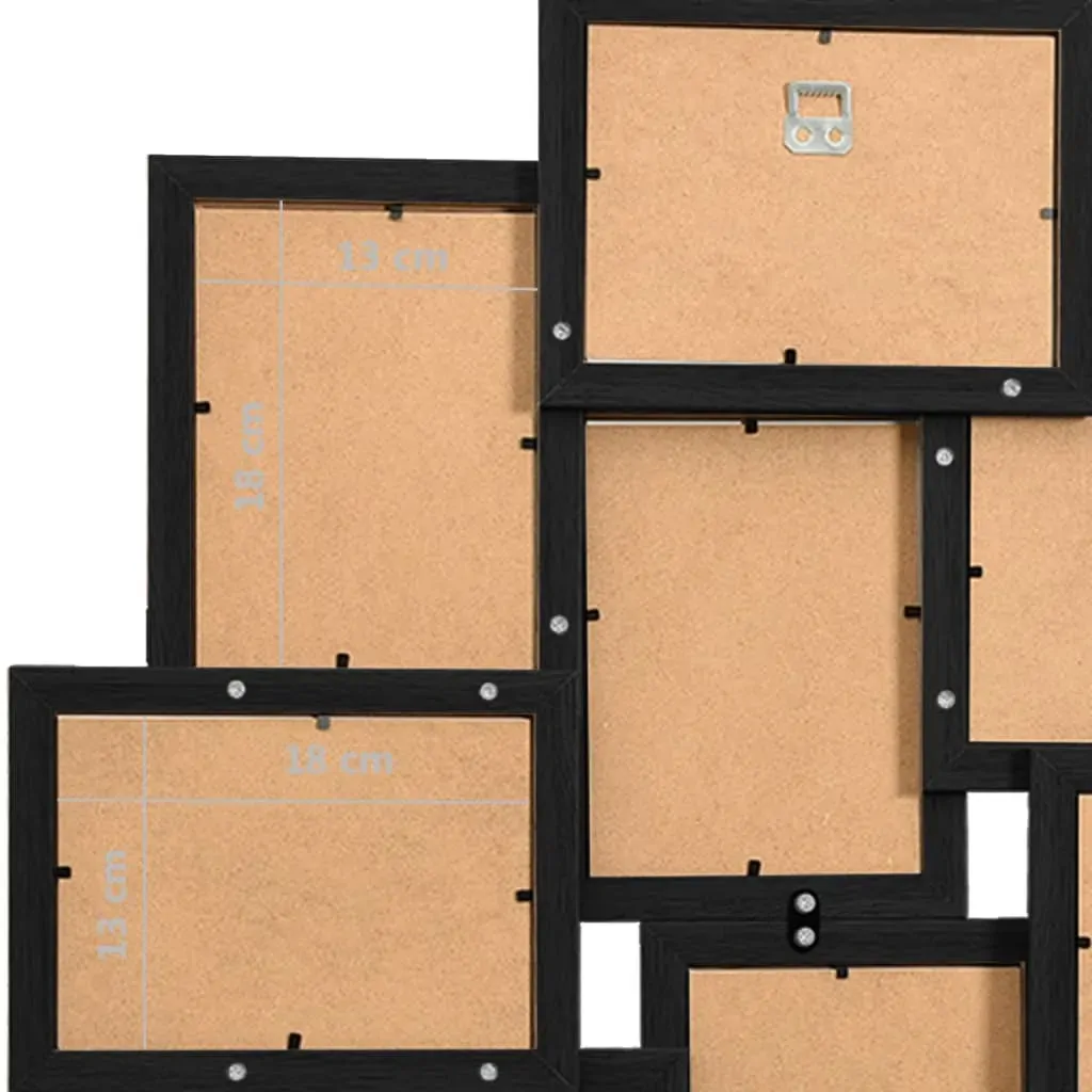 Collage Photo Frame for Picture 10 pcs 13x18 cm Black MDF Price
