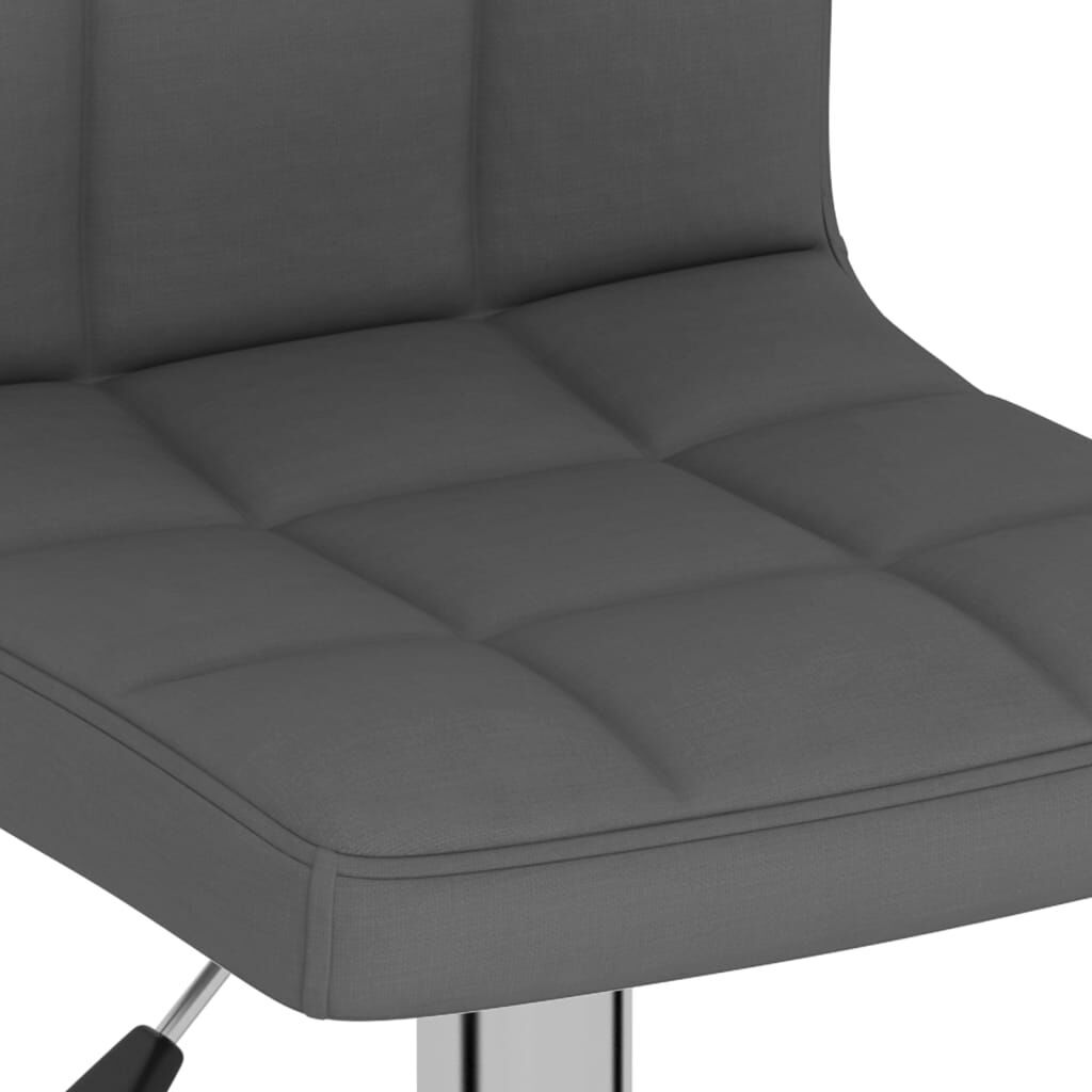 Bar Stools 2 pcs Dark Grey Fabric Price