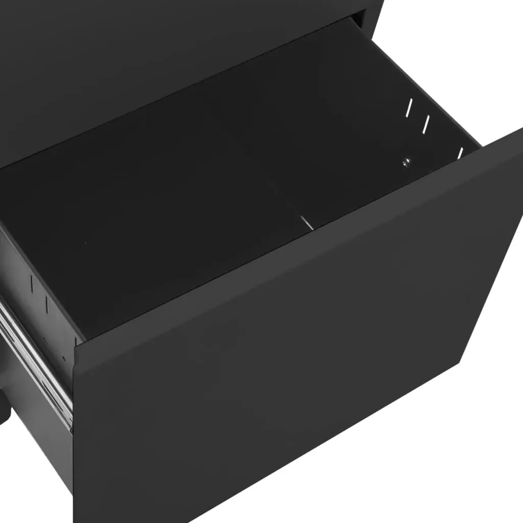 Mobile File Cabinet Anthracite 39x45x60 cm Steel Price