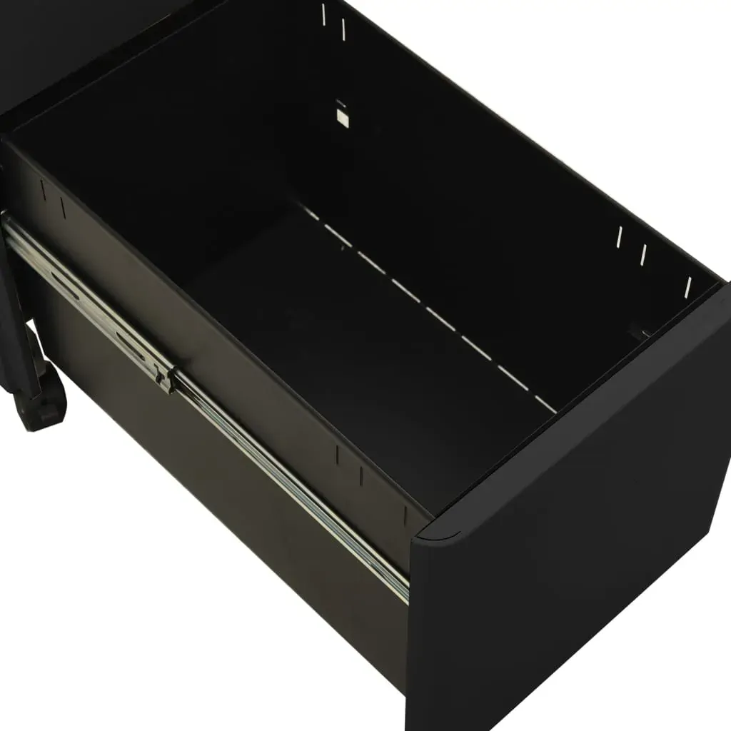 Mobile File Cabinet Anthracite 30x45x59 cm Steel Price
