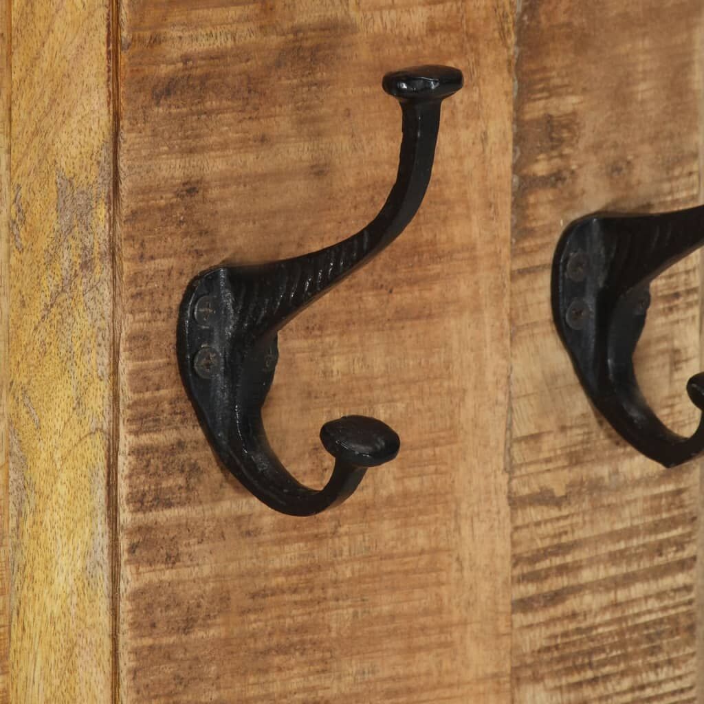 Coat Racks 2 pcs Solid Wood Mango 38x100 cm Price