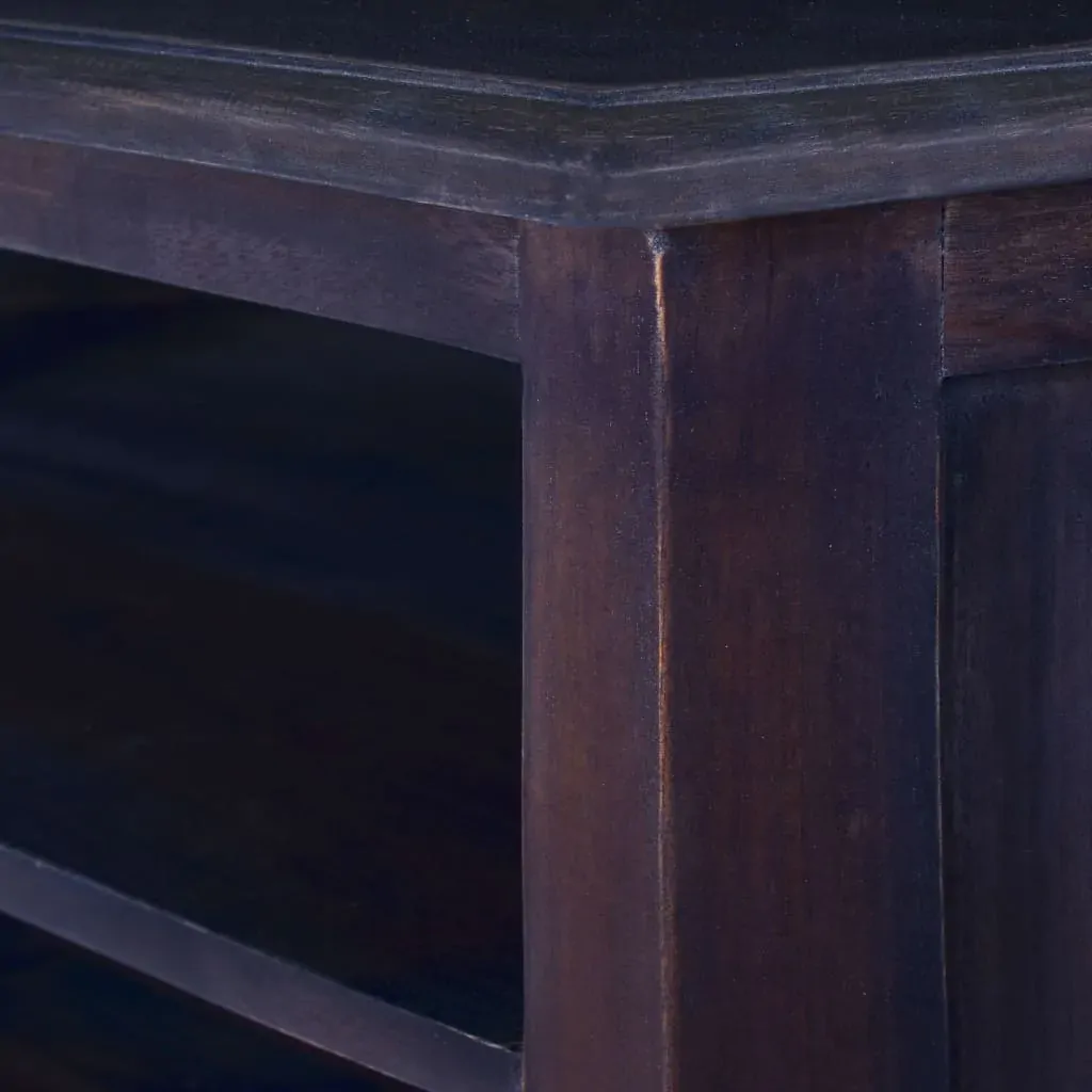 Corner TV Cabinet Light Black 80x40x49 cm Solid Wood Mahogany Price