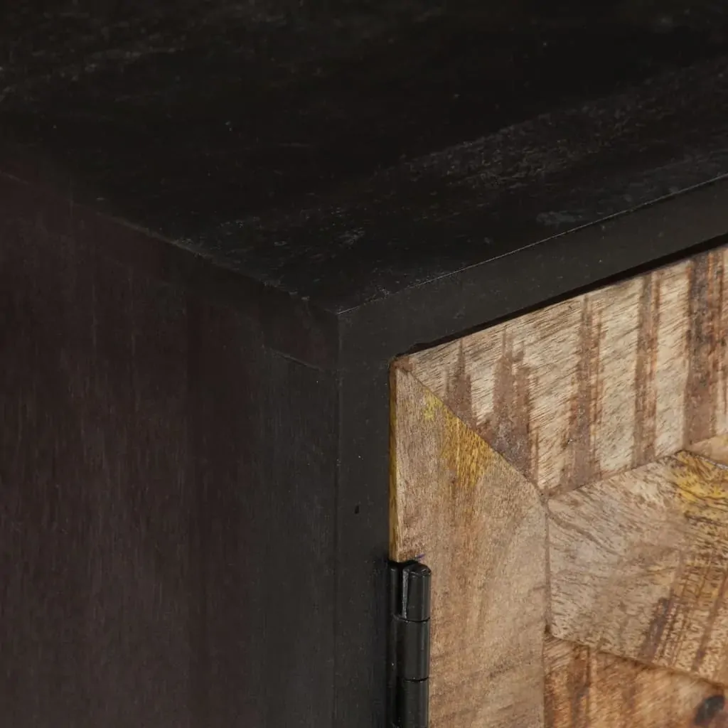 TV Cabinet 140x30x46 cm Rough Mango Wood and Solid Wood Acacia Price