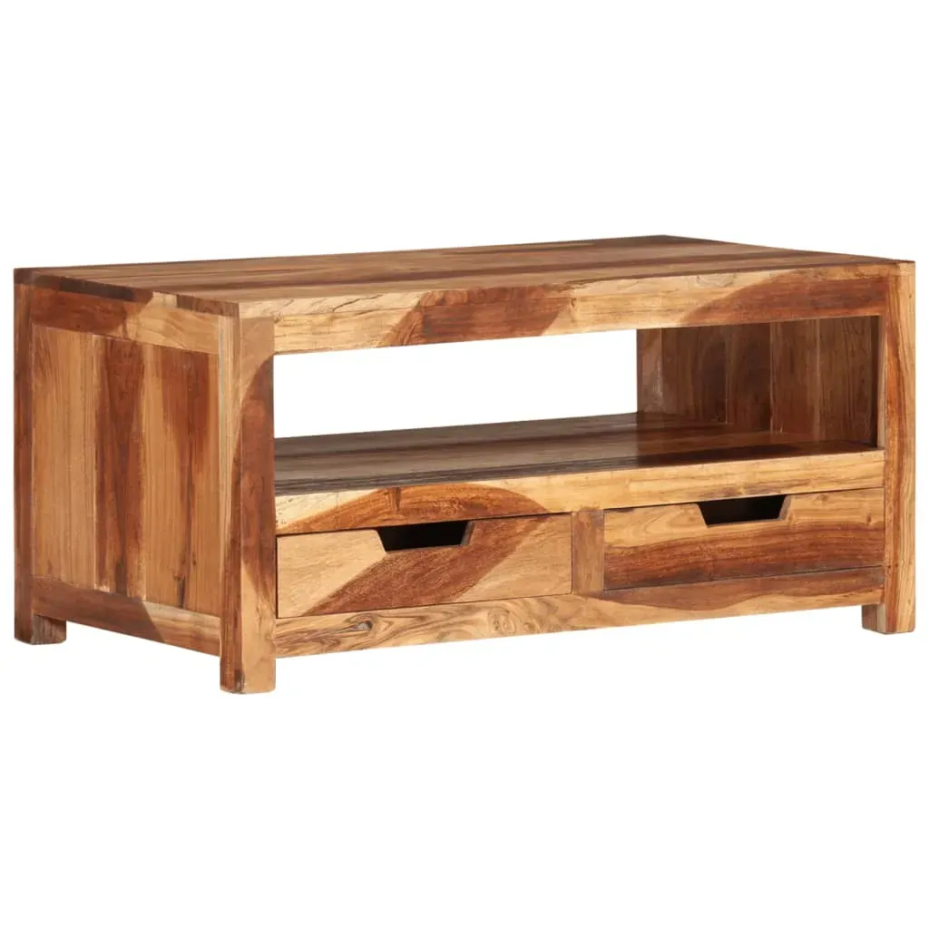 Coffee Table 84x49x40 cm Solid Wood Acacia Price