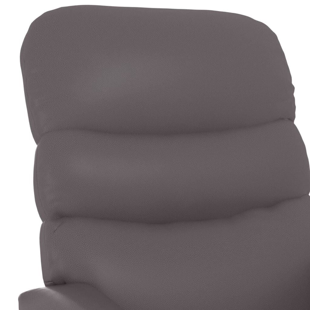 Massage Chair Grey Faux Leather Price