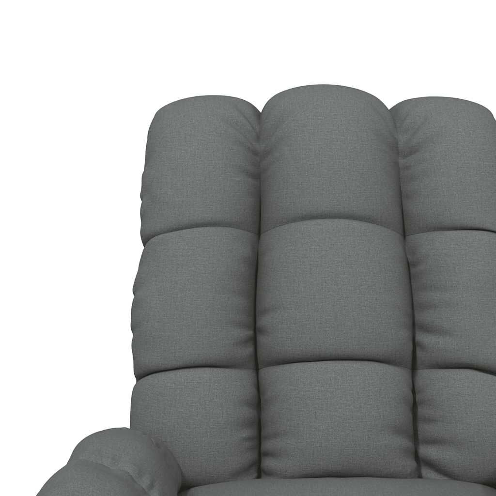 Recliner Chair Dark Grey Fabric Price